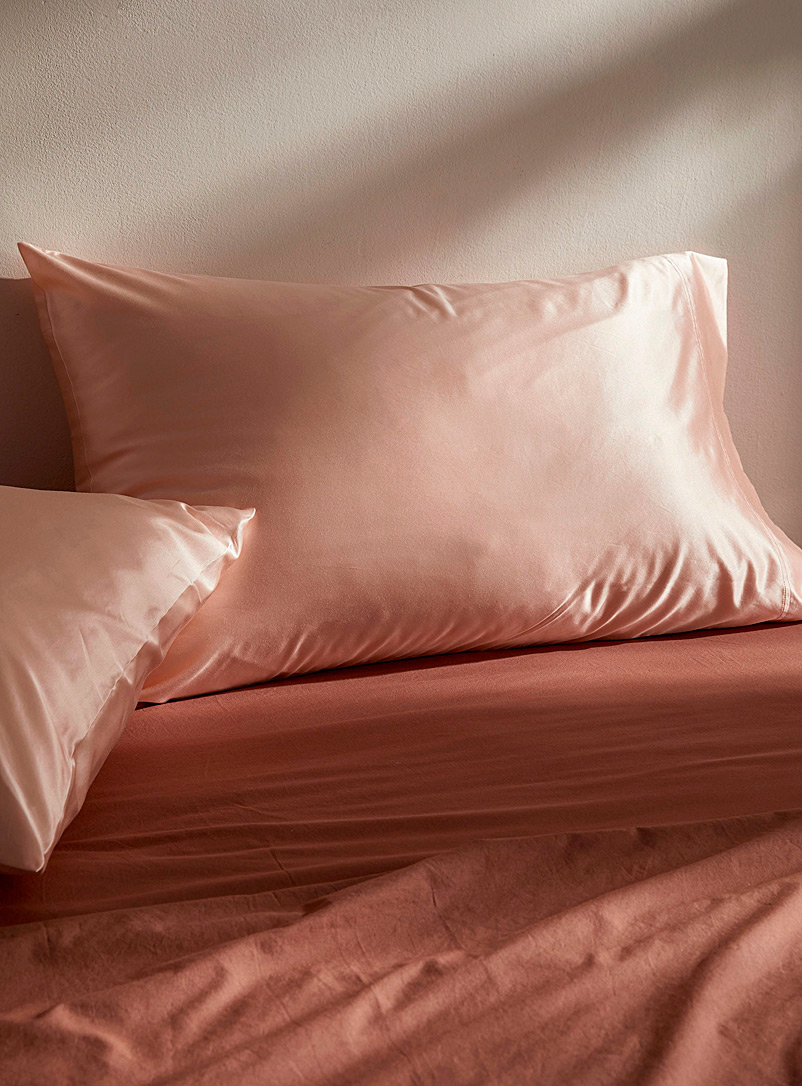 Simons Maison Dusky Pink Silky pillowcase 20 x 30 in