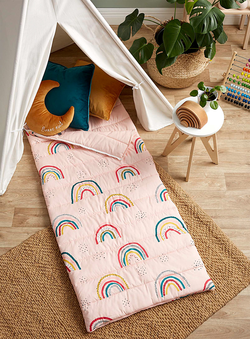 Simons Maison Dusky Pink Rainbow sleeping bag 70 x 175 cm