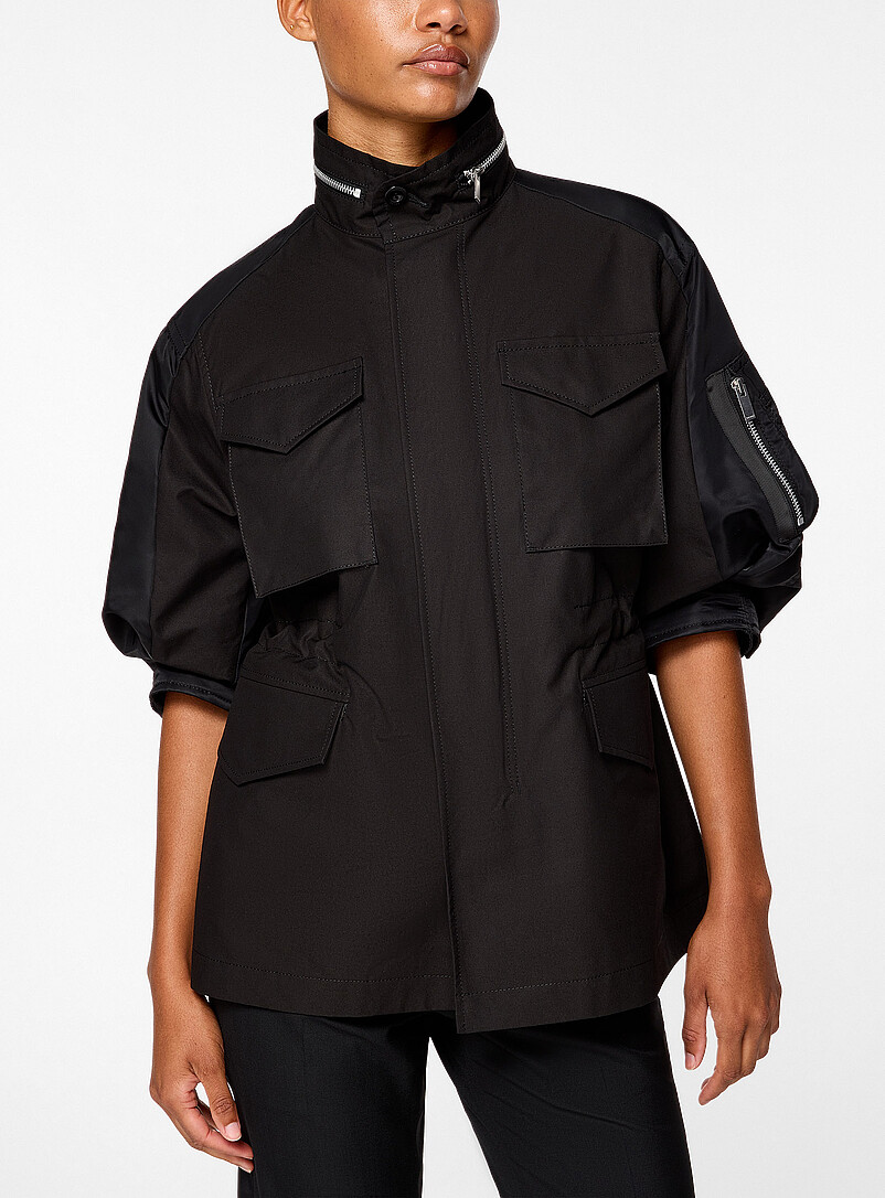 Cotton and nylon utility jacket | Sacai | Shop Women's Designer