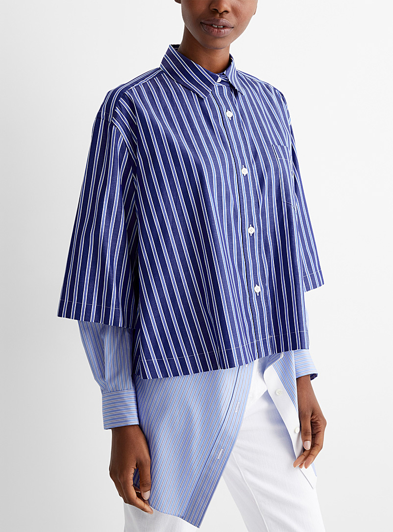 Striped layered shirt | Sacai | Shop Women's Designer Sacai Items ...