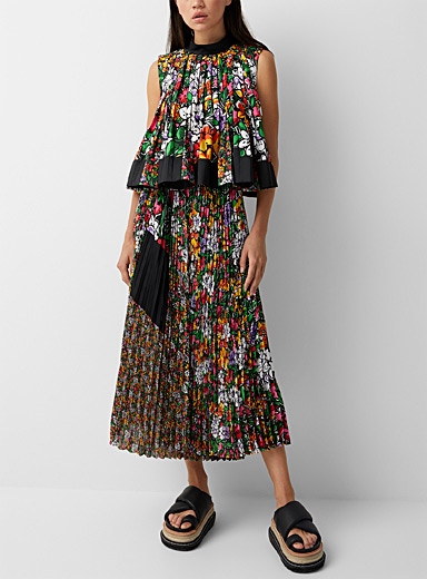 Floral wrap skirt | Sacai | Shop Women's Designer Sacai Items Online in ...