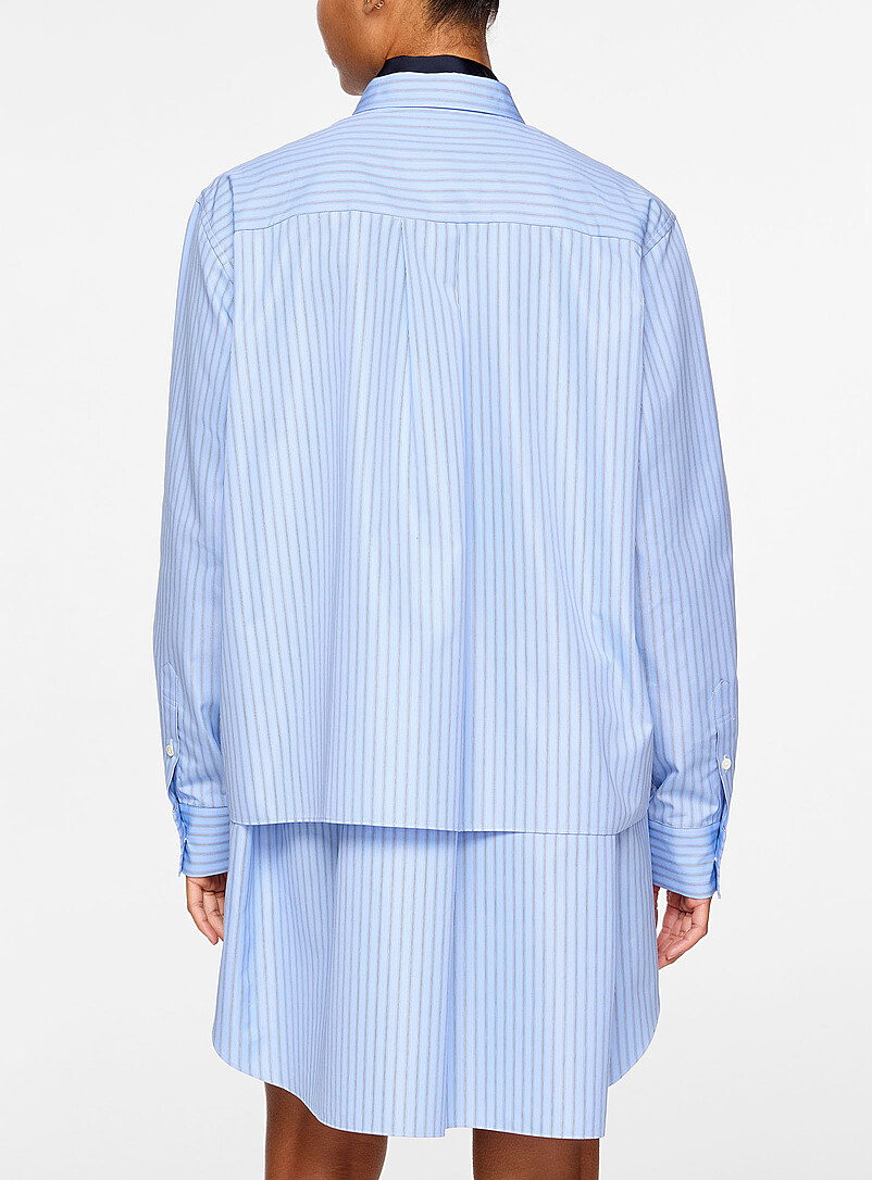 Layered effect tie-neck shirt dress product image 3