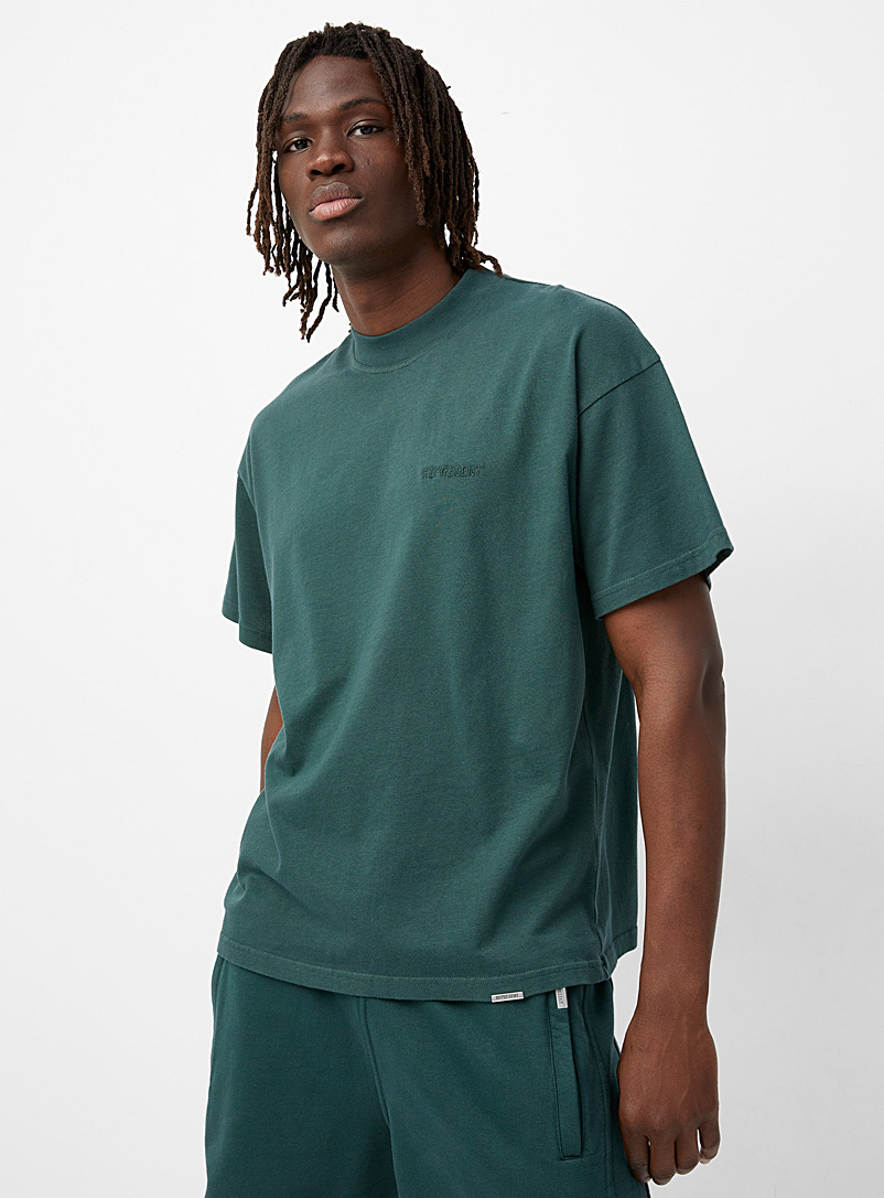 Represent: Le t-shirt Blanks Vert pour homme