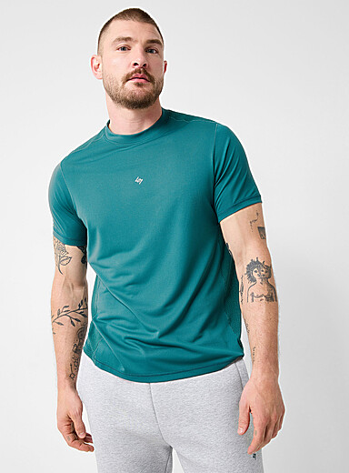 Represent: Le t-shirt blocs filet Numbers 247 Sarcelle - Turquoise pour 