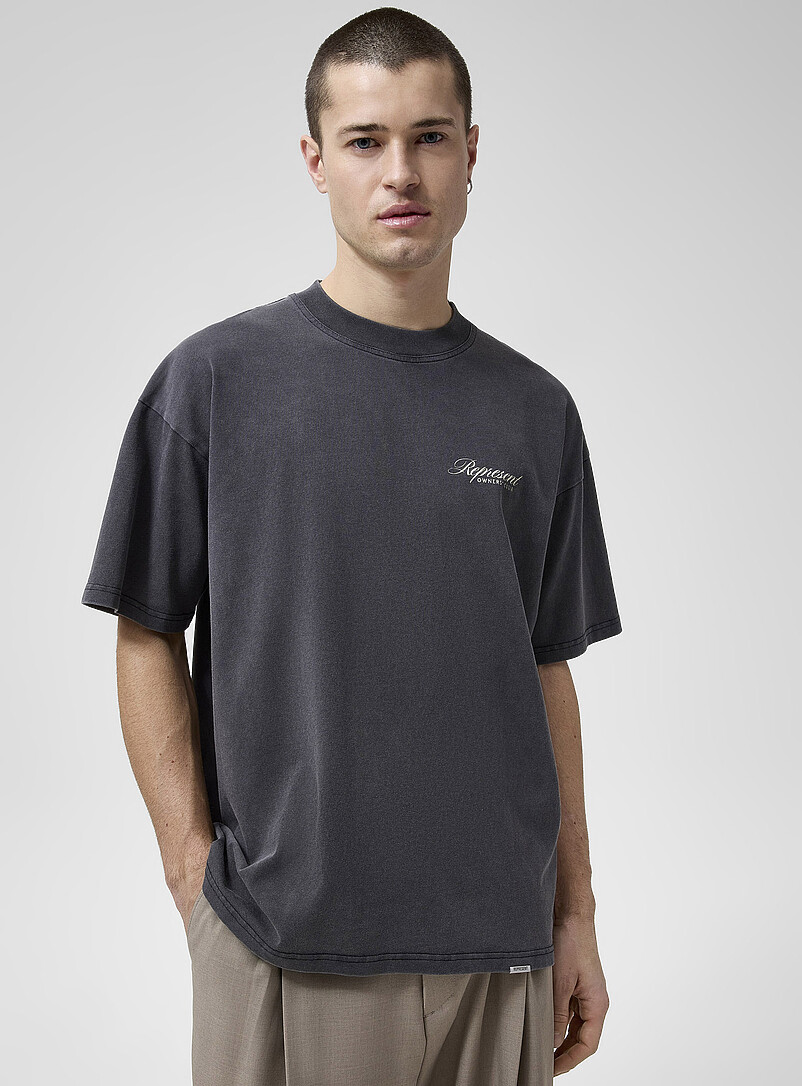 Represent: Le t-shirt Owners Club Charbon pour homme