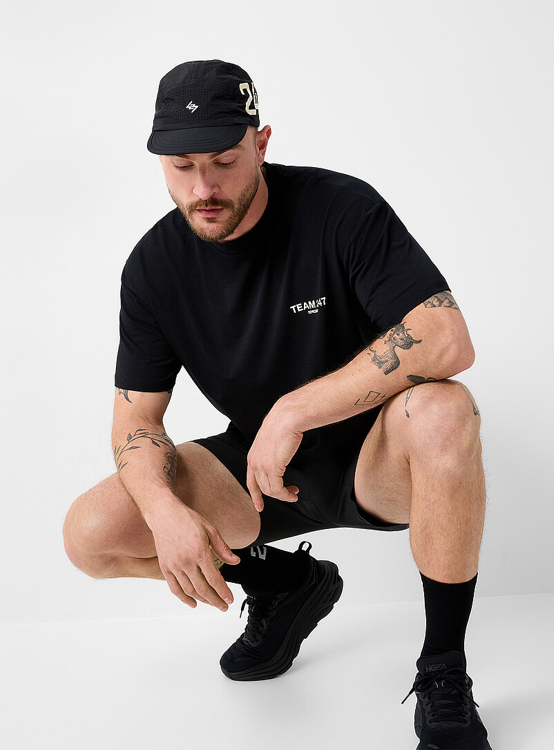 247 Loose Black T-Shirt
