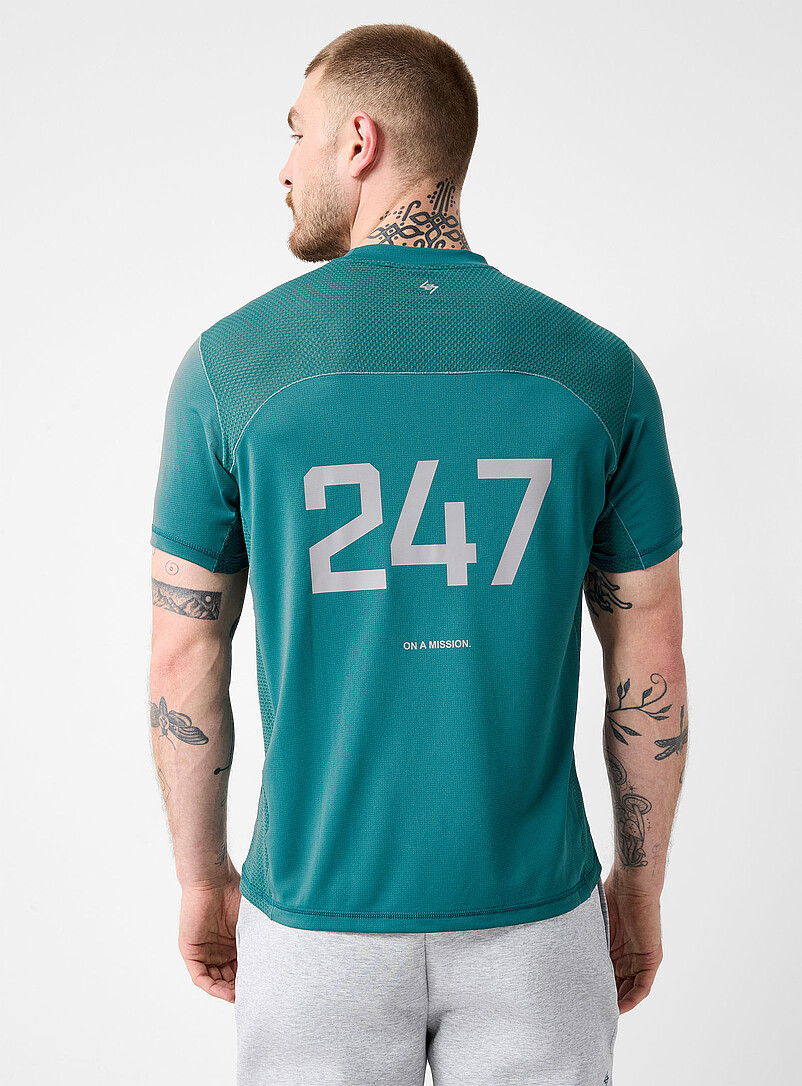 Numbers 247 mesh block T-shirt product image 3