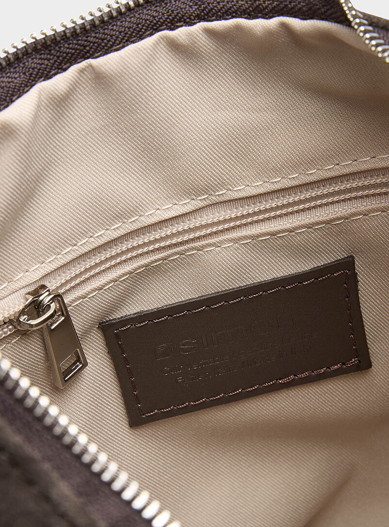 Simons: Le sac besace su&egrave;de &eacute;pur&eacute; <b>Collection exclusive d'Italie</b> Sable pour femme