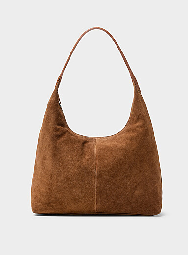 Le sac besace su&egrave;de &eacute;pur&eacute; <b>Collection exclusive d'Italie</b>