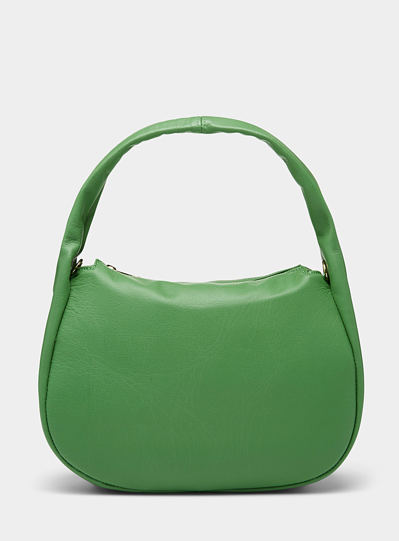 Simons Green Supple leather hobo bag for women