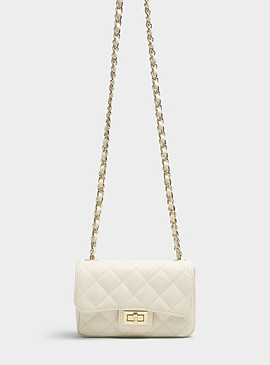 Le petit sac cuir lisse matelass&eacute; <b>Collection exclusive d'Italie</b>