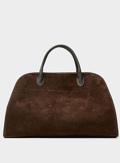 Suede travel bag <b>Exclusive collection from Italy</b>