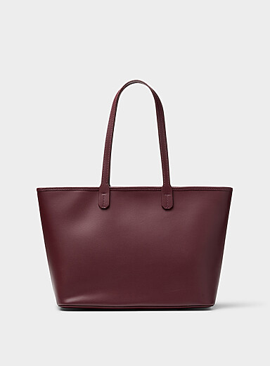 Le sac fourre-tout cuir lisse <b>Collection exclusive d'Italie</b>