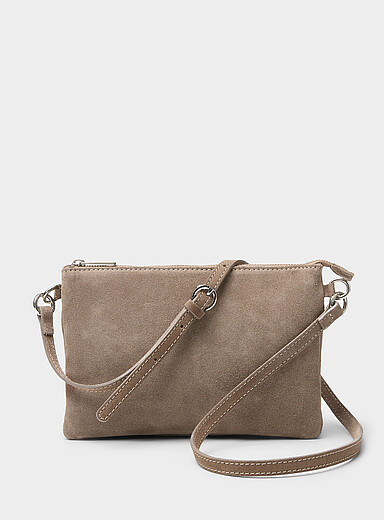Le sac bandouli&egrave;re su&egrave;de minimaliste <b>Collection exclusive d'Italie</b>
