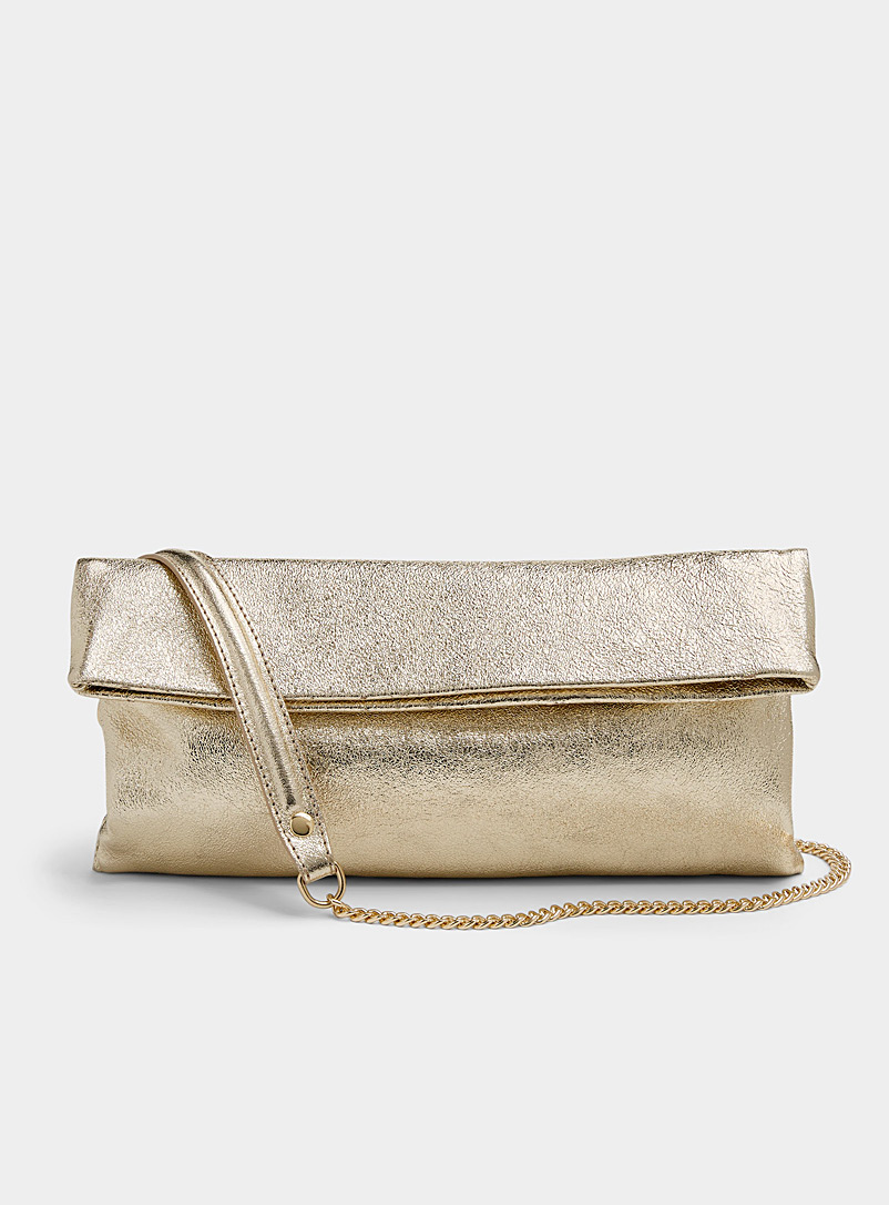Simons Assorted Bi-fold metallic leather cluch Exclusive collection from Italy for women