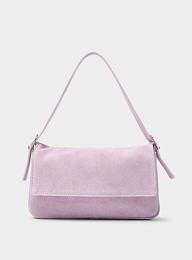 Le sac baguette rectangulaire su&egrave;de <b>Collection exclusive d'Italie</b>