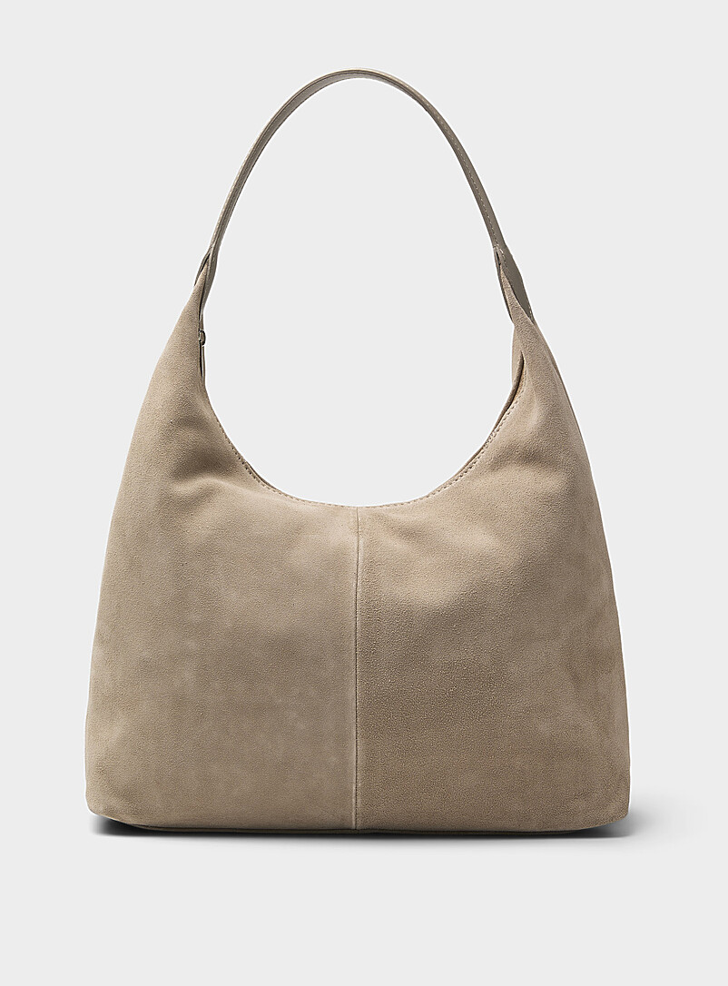 Minimalist suede hobo bag Exclusive collection from Italy product image (primary)