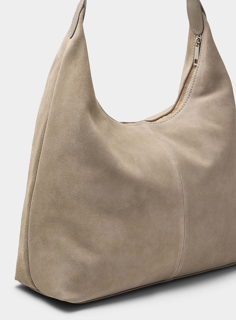 Minimalist suede hobo bag Exclusive collection from Italy product image 2