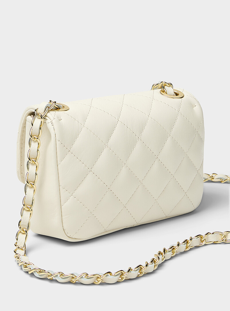 Small quilted smooth leather bag Exclusive collection from Italy product image 2