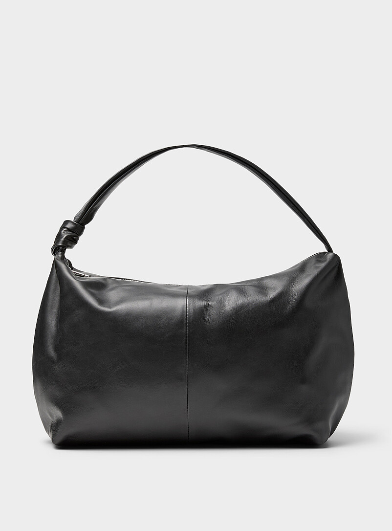 Tied-handle leather tote Exclusive collection from Italy product image (primary)