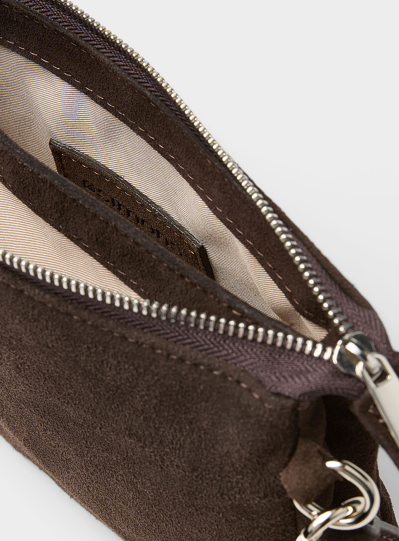 Minimalist suede crossbody bag Exclusive collection from Italy product image 3