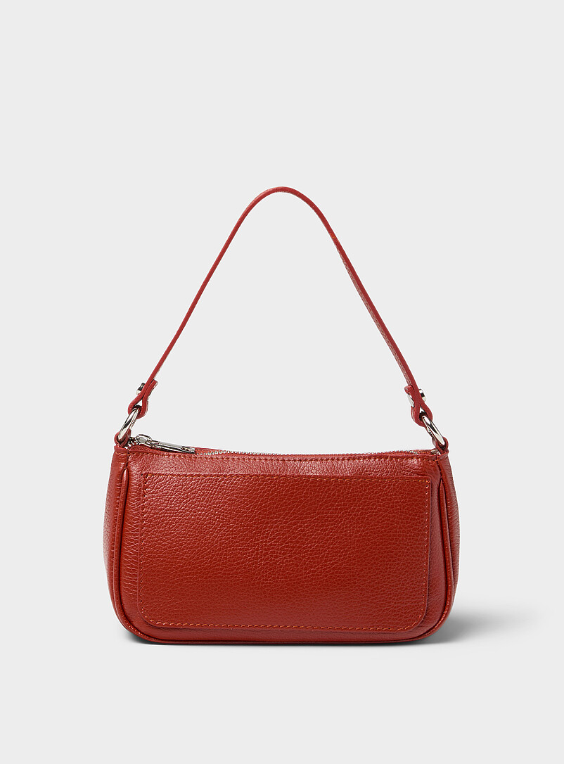 Pebbled leather crossbody bag Exclusive collection from Italy product image (primary)