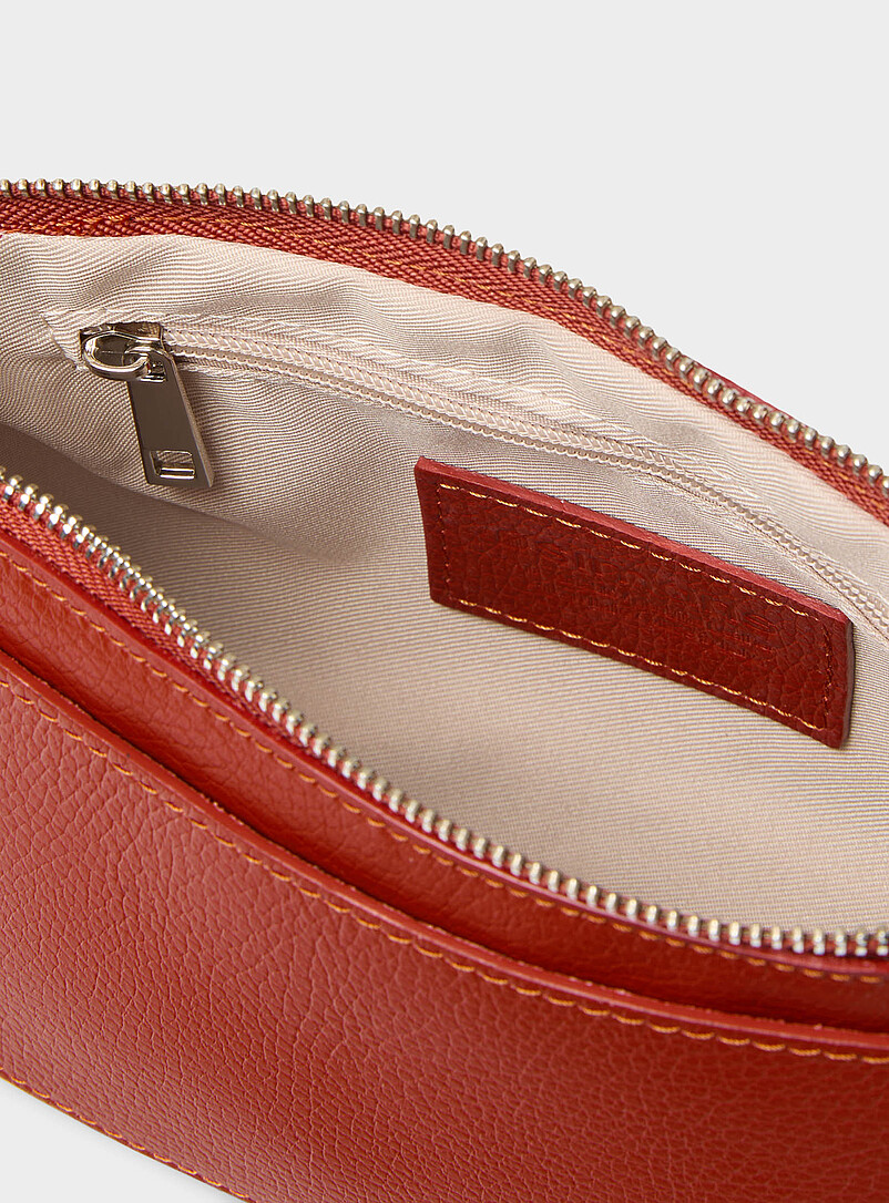 Pebbled leather crossbody bag Exclusive collection from Italy product image 3