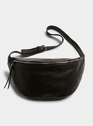 Le sac banane cuir grenu <b>Collection exclusive d'Italie</b>