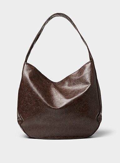 Le fourre-tout faux cuir vintage