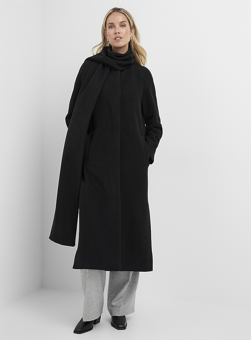 Philippa Manteau Long Femme – Elegant Straight Cut & Soft Comfortable Fabric main image 1
