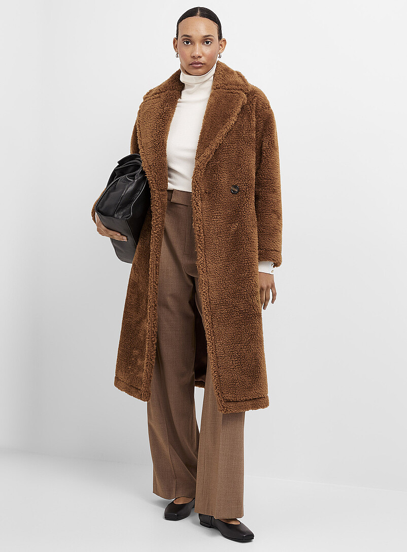 High-Pile Fleece & Faux-Fur Coats for Women | Simons Canada