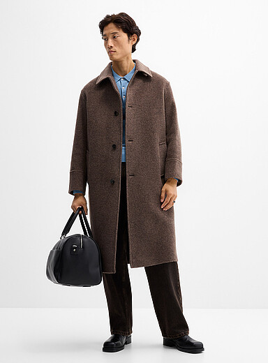 Le paletot touche de mohair <b>Collection exclusive d'Italie</b>