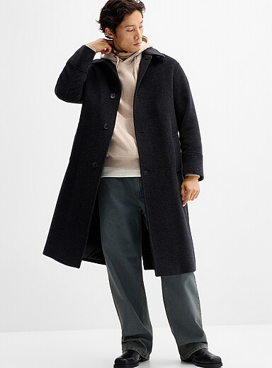 Le paletot touche de mohair <b>Collection exclusive d'Italie</b>