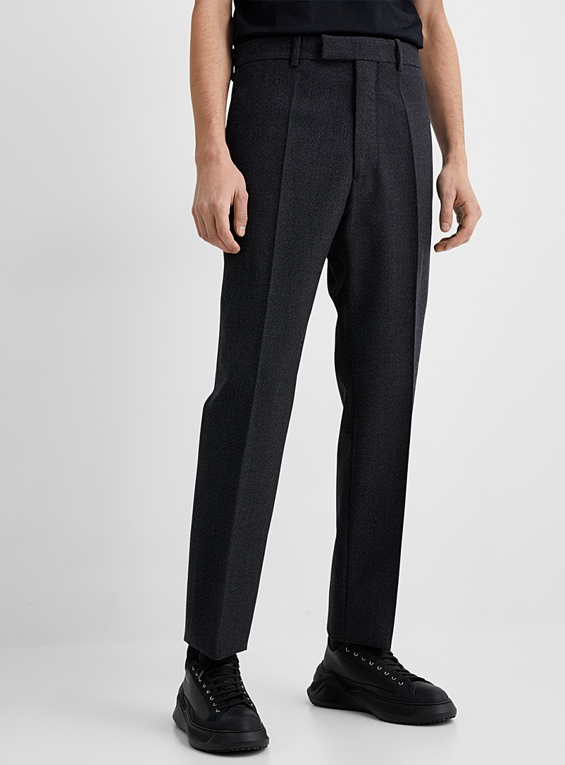 OAMC Grey Stitched wool pants for men