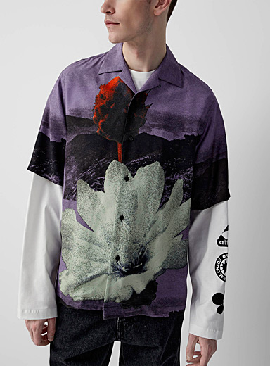 Kurt floral illustrated shirt | OAMC | Shop Men's Designer Shirts