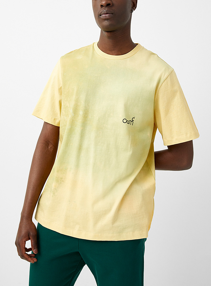 OAMC Golden Yellow Spark of Life T-shirt for men