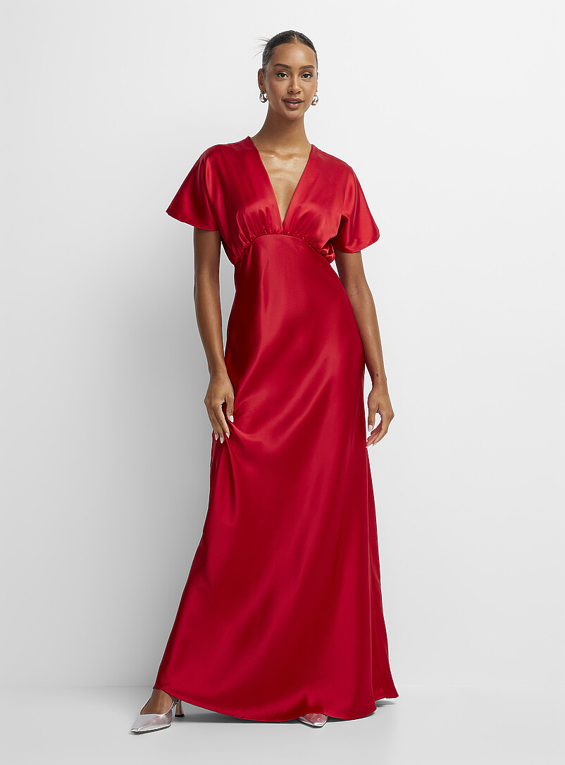 Simons Ruffle Robe Robes longues et Robes maxi pour Femme | Simons Canada