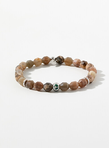 Moonstone beads bracelet