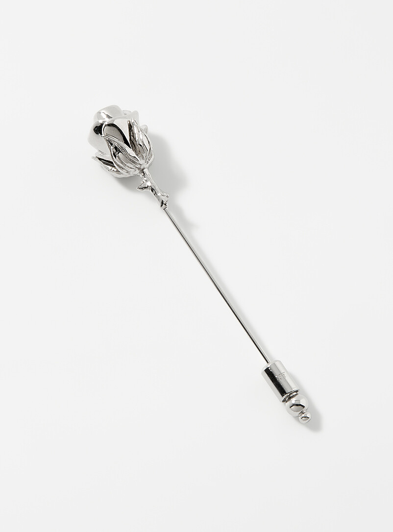 Rose Flower tie pin product image (primary)