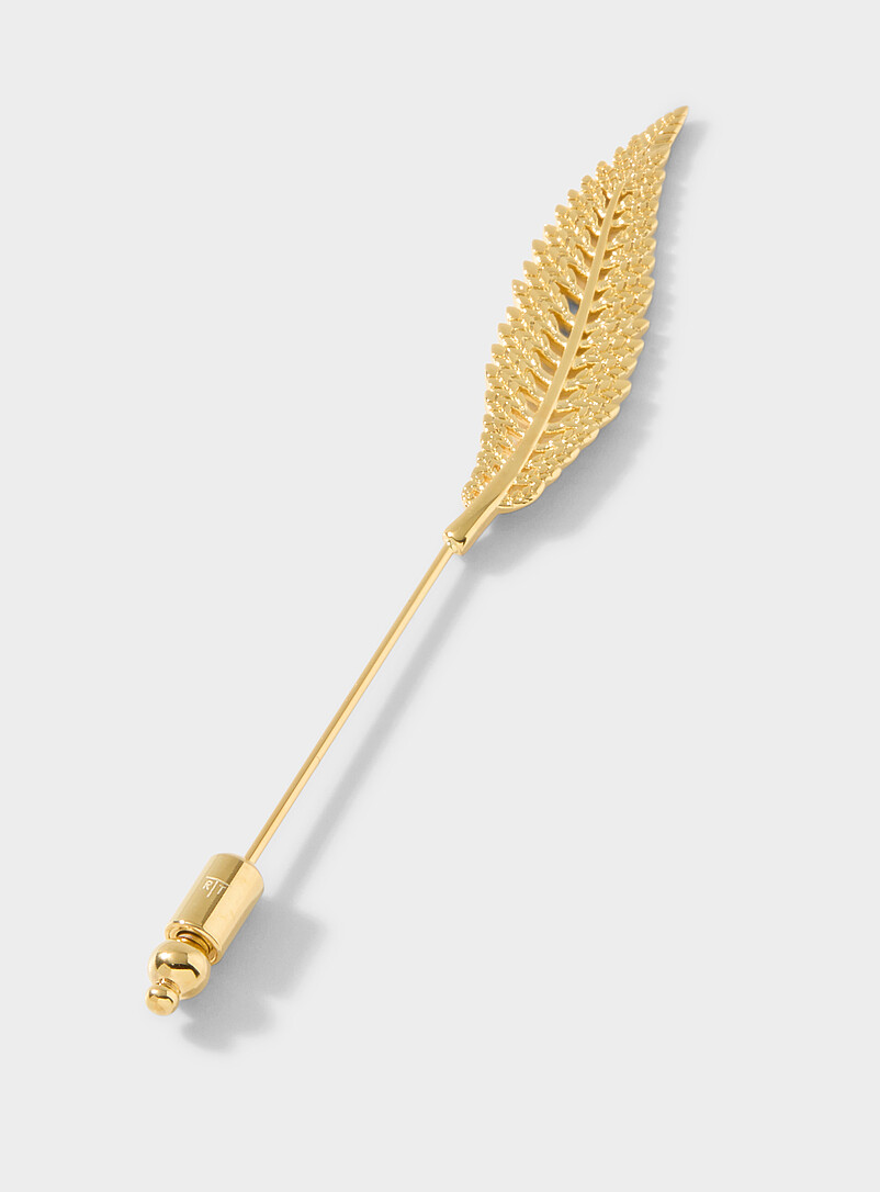 Cinnamon Fern tie pin product image (primary)