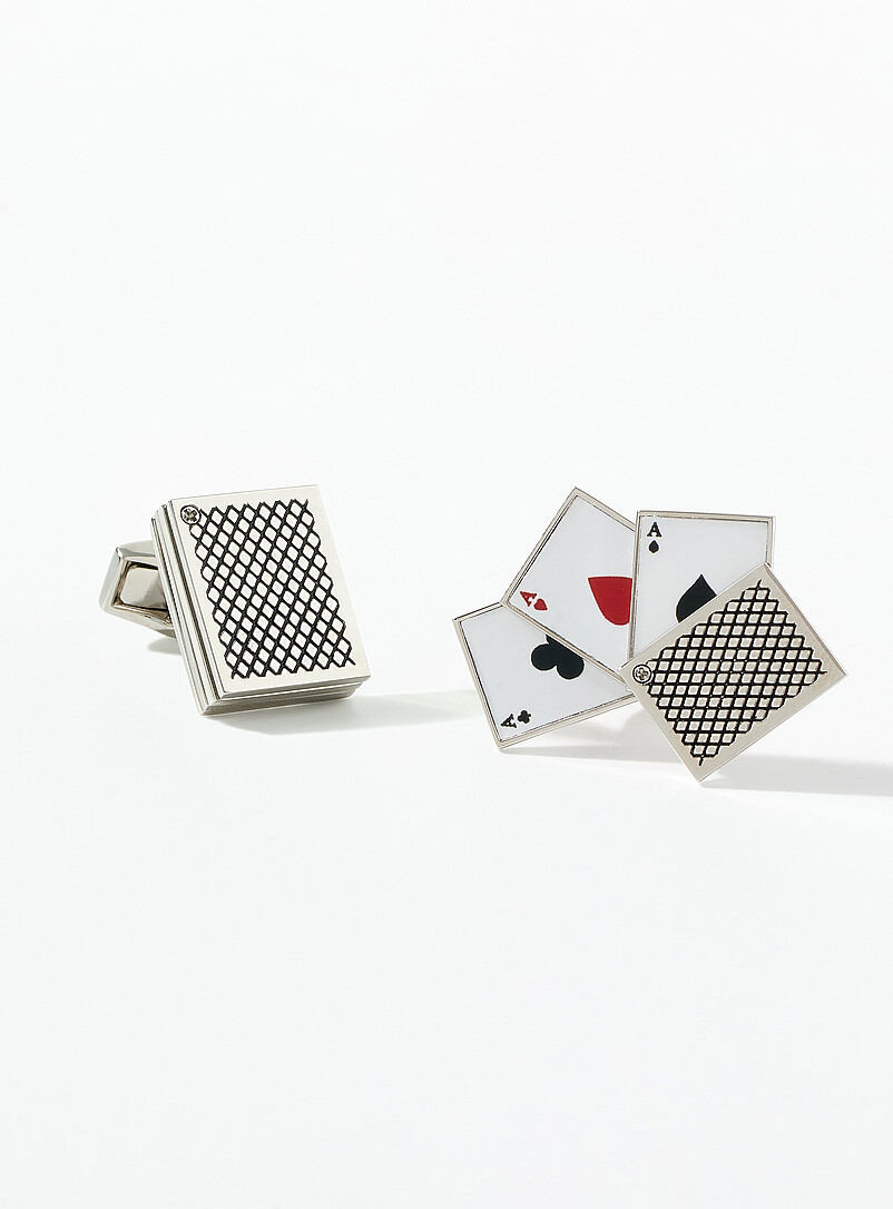 Playing cards cufflinks product image (primary)