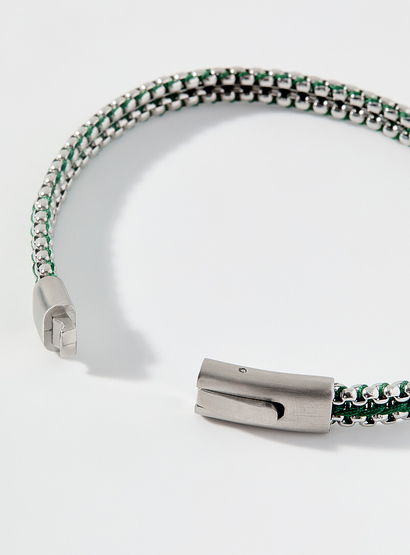 Tris Button green bracelet product image 2