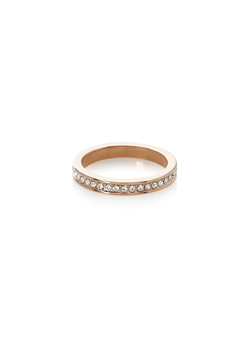 Simons Assorted Swarovski crystal ring for women