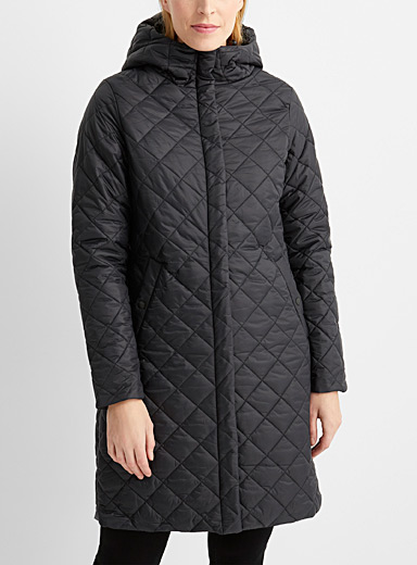 Recycled nylon 3/4 puffer jacket | Contemporaine | Women's Quilted and ...