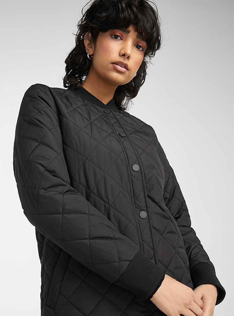Diamond quilted bomber jacket | Twik | Women's Jackets and Vests Fall ...