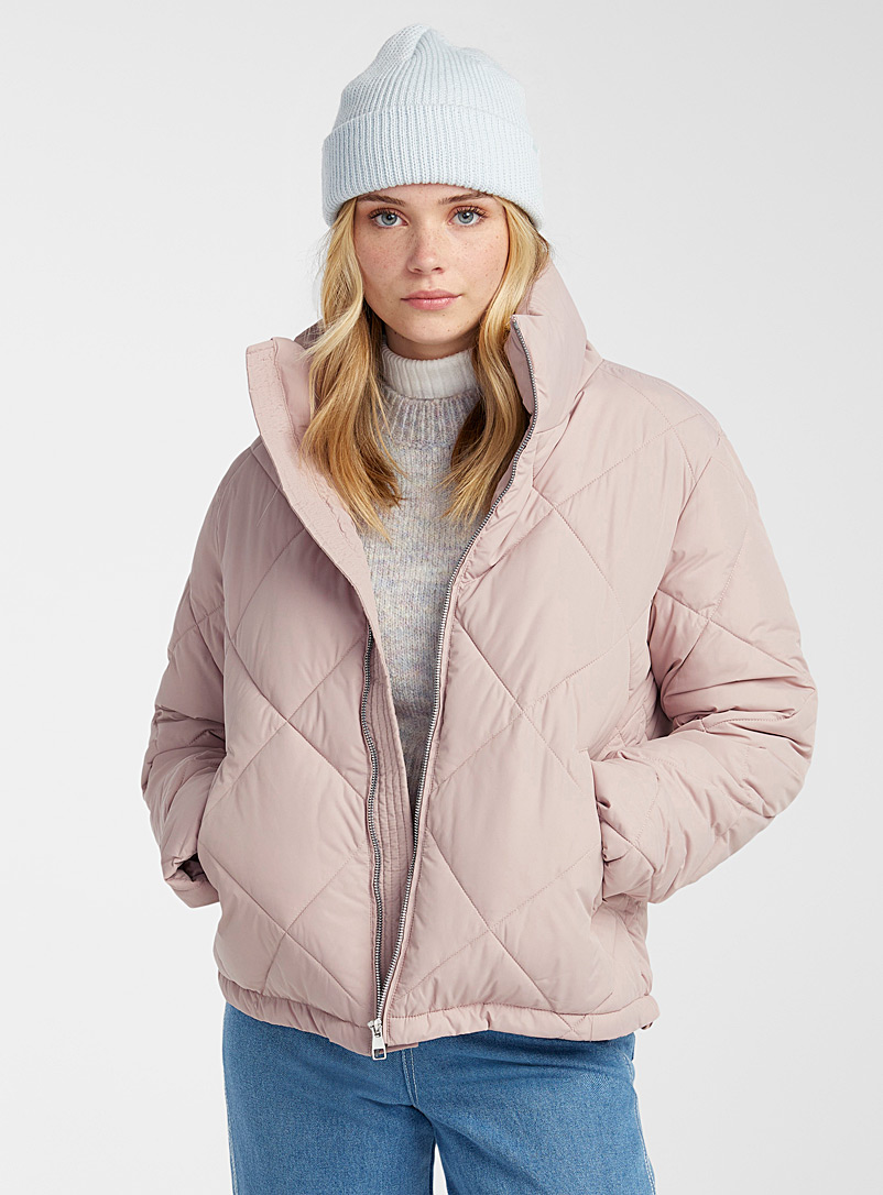 Twik Copper Recycled polyester puffer jacket for women