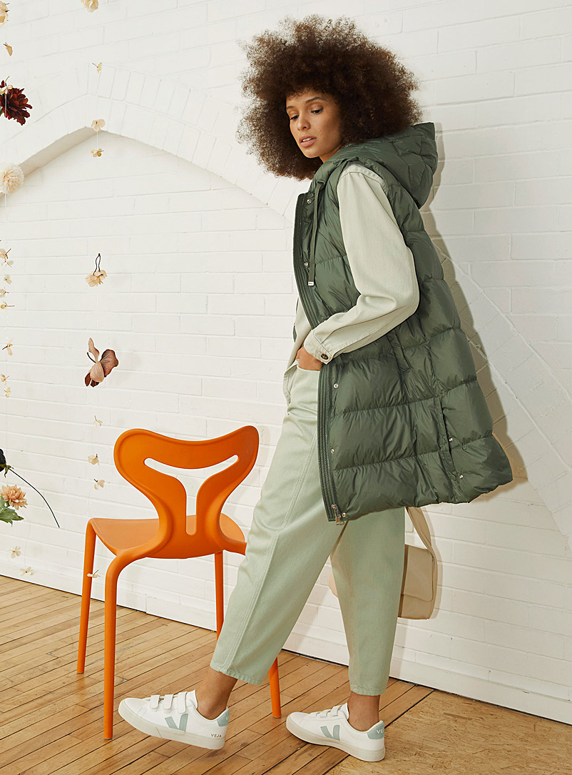 L.L. Gilet fève femme moyen délimité duvet tampon DownTek matelassé L.L. Gilet fève femme moyen délimité duvet tampon DownTek matelassé