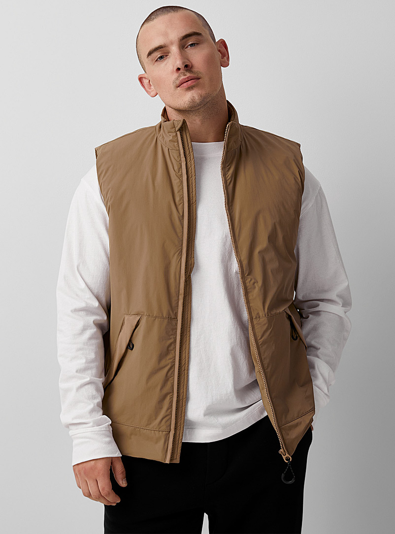 Le 31 Sand Eco-friendly techno vest for men
