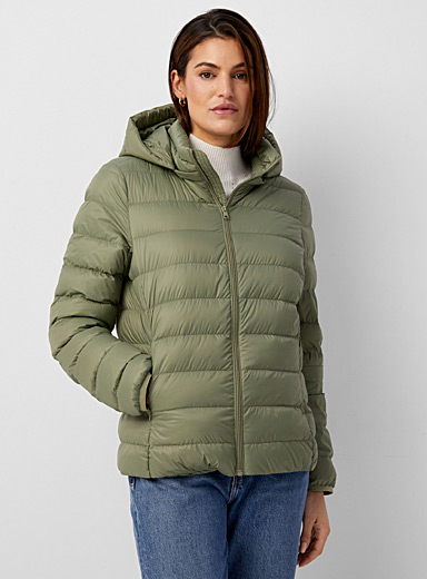  Juicy Couture Hooded Heavyweight Flocked Bubble Puffer