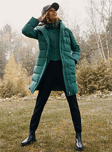 La veste suède sable doublure Sherpa, Contemporaine, Manteaux de Cuir et  Suède pour Femme Automne-Hiver 2019